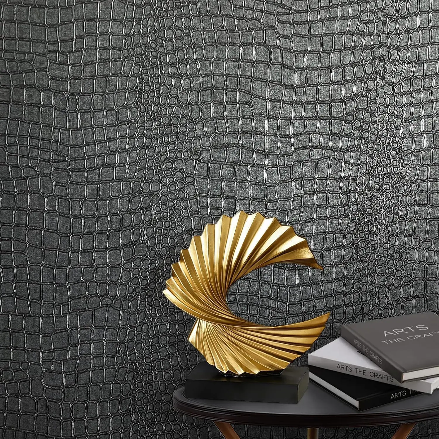 Peel and Stick Wallpaper 17.3" x 984" Removable Crocodile Embossed Contact Paper Textured for Cabinet Bedroom Bathroom
Peel and Stick Wallpaper 17.3" x 984" Removable Crocodile Embossed Contact Paper Textured for Cabinet Bedroom Bathroom