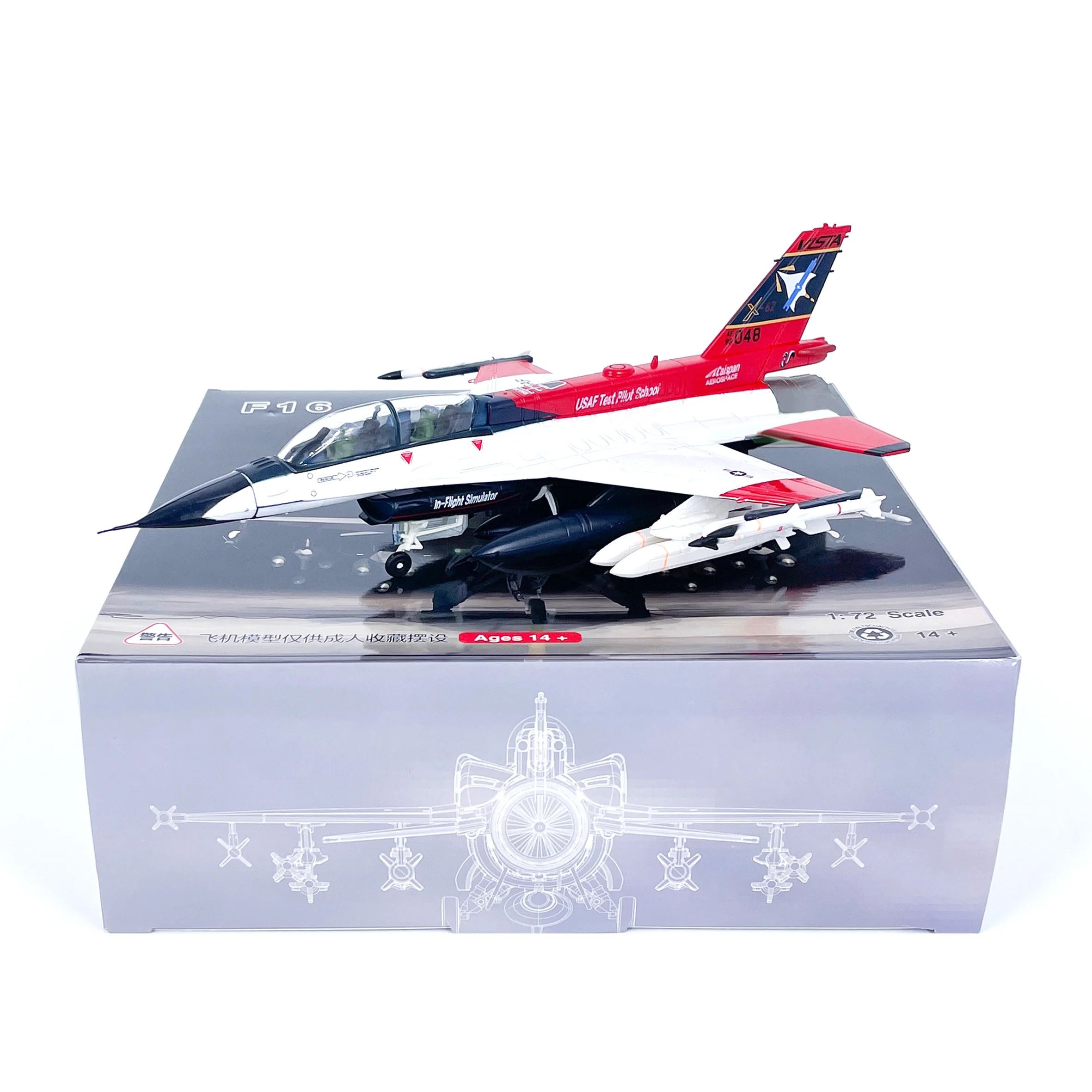 1: 72 American X-62A fighter model (AI VISTA test model) alloy aircraft model
1: 72 American X-62A fighter model (AI VISTA test model) alloy aircraft model