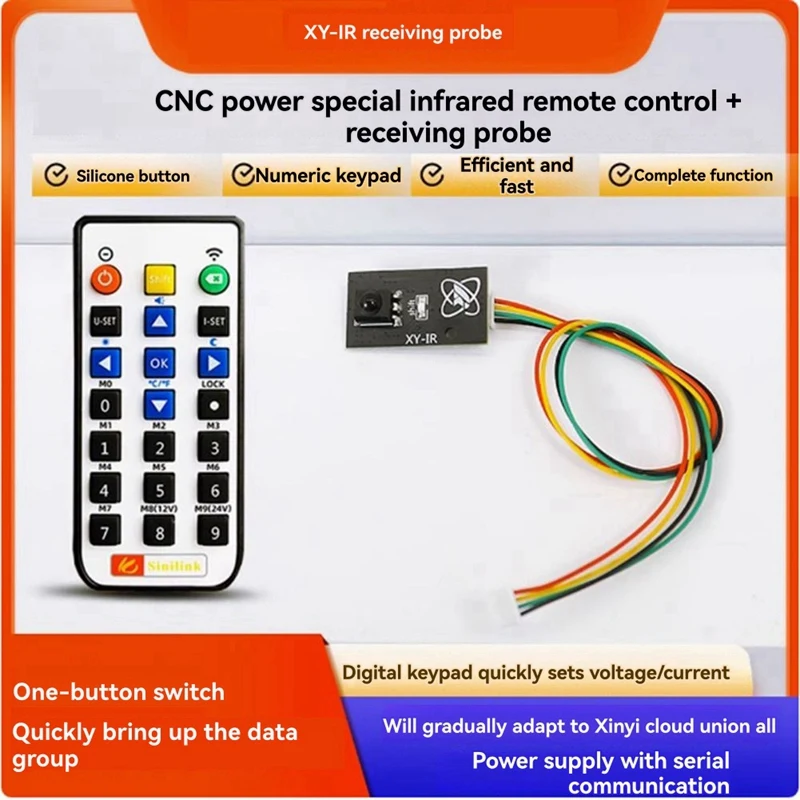 SK120S DC Regulated Power Supply+IR Kit DC Buck Converter Adjustable Regulated Power Supply 7A120W Solar Charging Module-A12I
SK120S DC Regulated Power Supply+IR Kit DC Buck Converter Adjustable Regulated Power Supply 7A120W Solar Charging Module-A12I