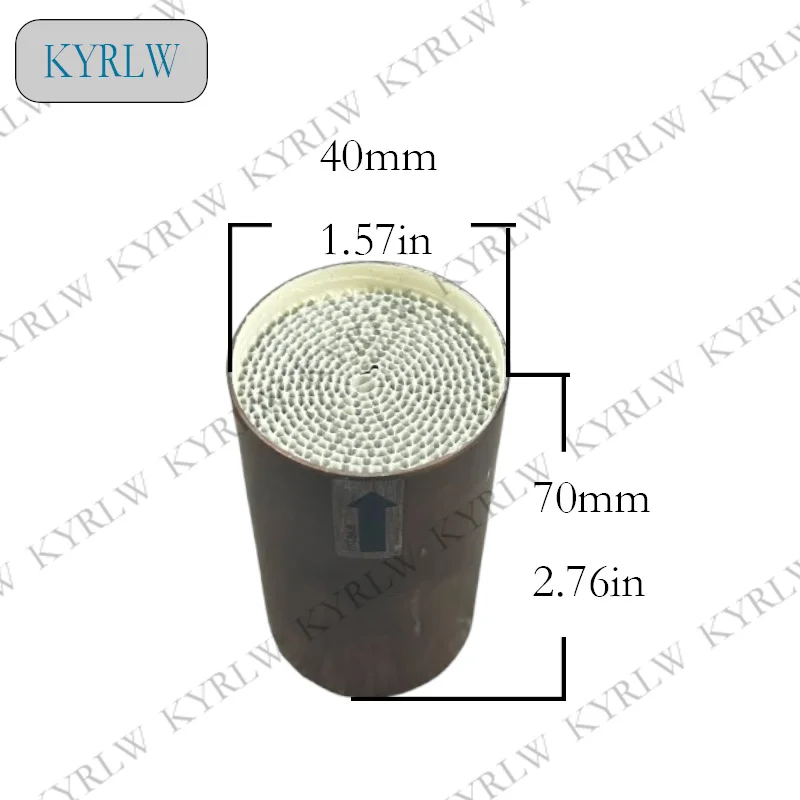 Exhausts System Low price 40*70mm Catalytic Converter Metal Honeycomb motorcycle catalyst EURO3/4/5/6
Exhausts System Low price 40*70mm Catalytic Converter Metal Honeycomb motorcycle catalyst EURO3/4/5/6