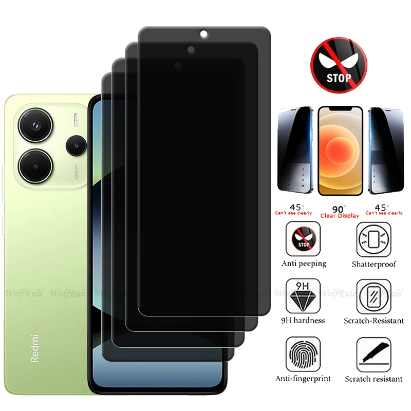 1/2/3/4Pcs For Redmi Note 14 4G Glass Redmi Note 14 4G Tempered Glass 9H Privacy Anti-Spy Screen Protector Redmi Note 14 Note14
1/2/3/4Pcs For Redmi Note 14 4G Glass Redmi Note 14 4G Tempered Glass 9H Privacy Anti-Spy Screen Protector Redmi Note 14 Note14