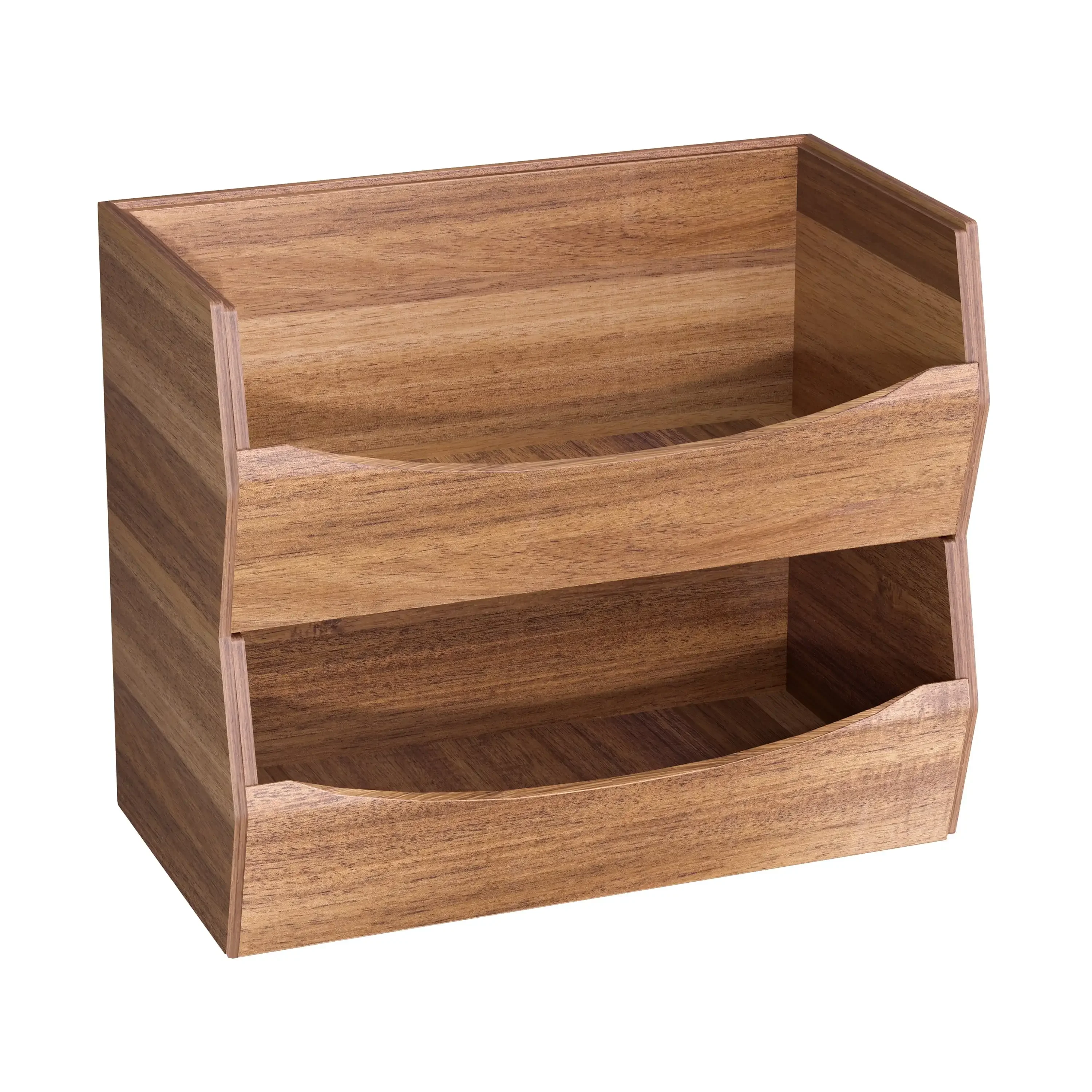 Acacia Wood Storage Bins Organizer Boxes Stackable Two Piece Set
Acacia Wood Storage Bins Organizer Boxes Stackable Two Piece Set
