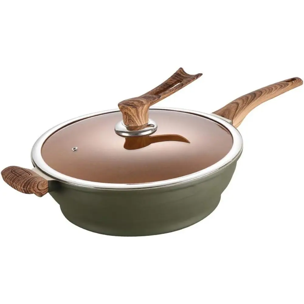 Non-stick Maian Stone Frying Pan for Smoke-free Cooking on Induction and Gas Stoves
Non-stick Maian Stone Frying Pan for Smoke-free Cooking on Induction and Gas Stoves