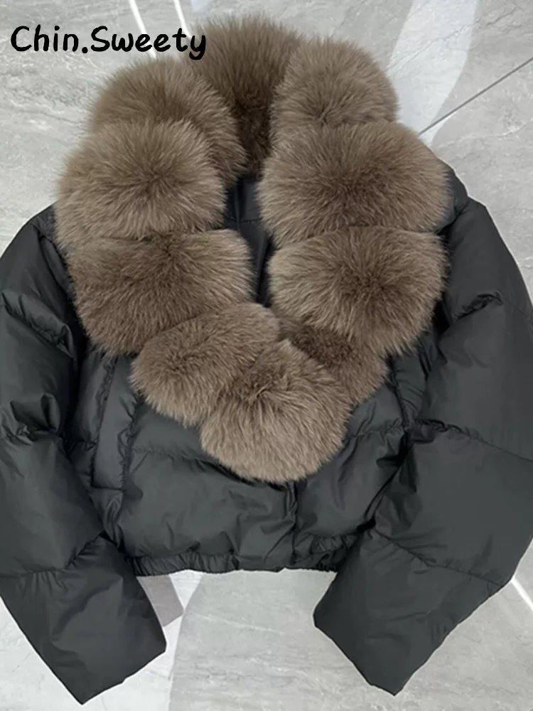 Street Faux Fur Collar Cropped Coats Women Loose Full Sleeve Single Breasted Thicken Jacket 2025 Winter Lady Chic Furry Outwear
Street Faux Fur Collar Cropped Coats Women Loose Full Sleeve Single Breasted Thicken Jacket 2025 Winter Lady Chic Furry Outwear
