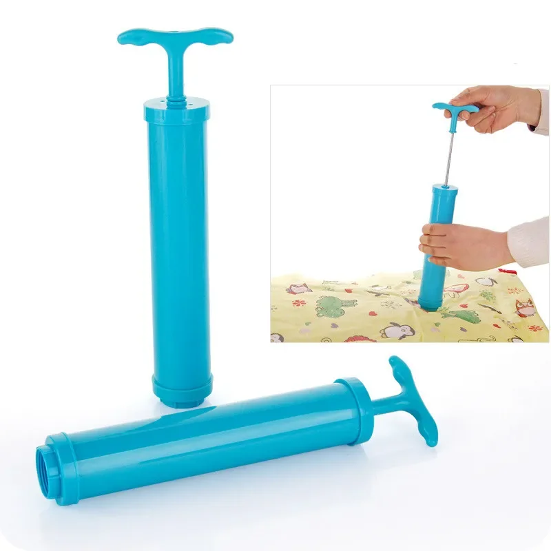Vacuum Compressed Bags Hand Pump General Single Tube Manual Air Pump for Clothes Quilt Blanket Tissue Storage Seal Save Space
Vacuum Compressed Bags Hand Pump General Single Tube Manual Air Pump for Clothes Quilt Blanket Tissue Storage Seal Save Space
