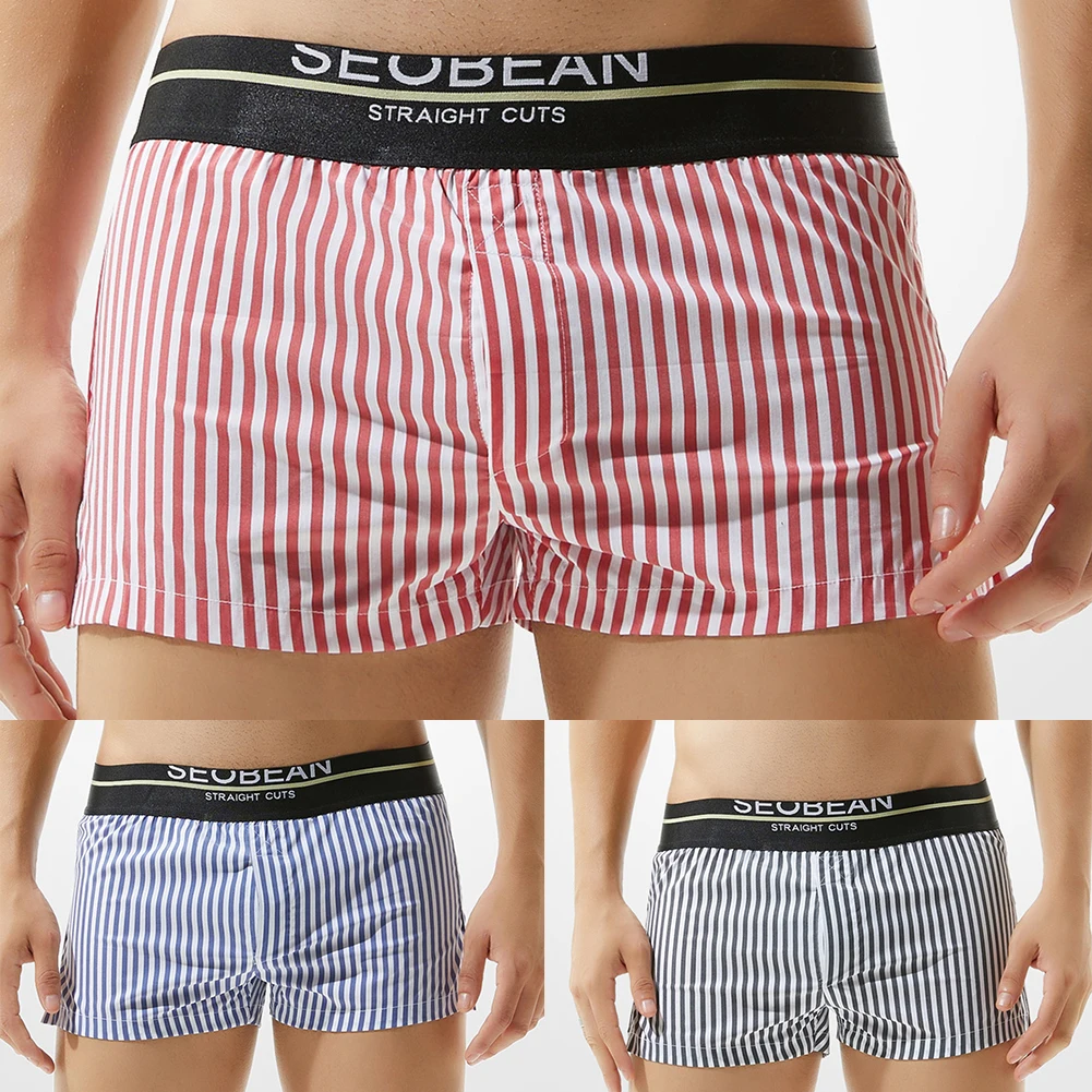 Men Striped Elastic Boxer Trunk Low Waist Briefs Underwear Pouch Boxer Shorts Underpants Sweat Absorbent
Men Striped Elastic Boxer Trunk Low Waist Briefs Underwear Pouch Boxer Shorts Underpants Sweat Absorbent