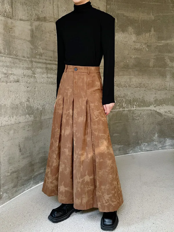 Spring 2024 Trendy Wide Leg Skirt Pants Casual Faion k Color Loose Fit All Seasons New Chinese Sle Mid-aged Men's Pants
Spring 2024 Trendy Wide Leg Skirt Pants Casual Faion k Color Loose Fit All Seasons New Chinese Sle Mid-aged Men's Pants