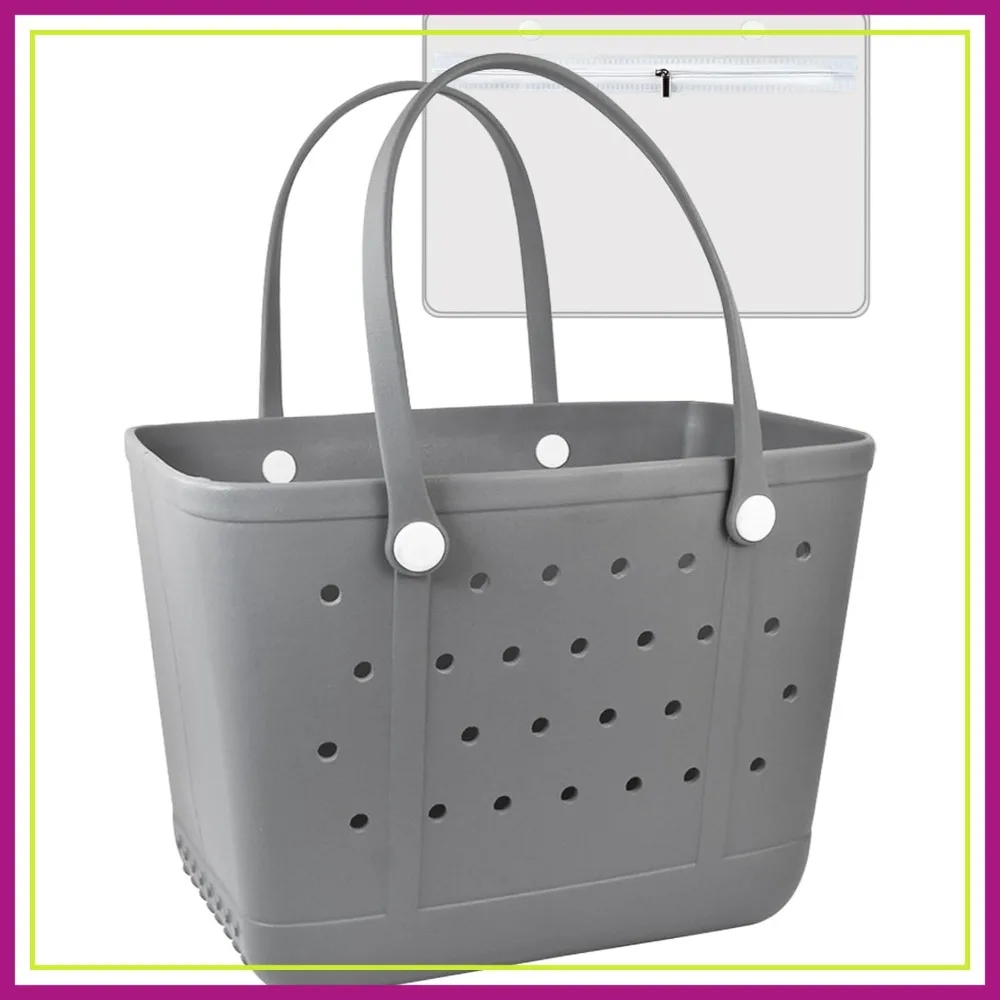 Extra Large EVA Beach Tote Bag for Women, Waterproof Sandproof Boat Bag
Extra Large EVA Beach Tote Bag for Women, Waterproof Sandproof Boat Bag