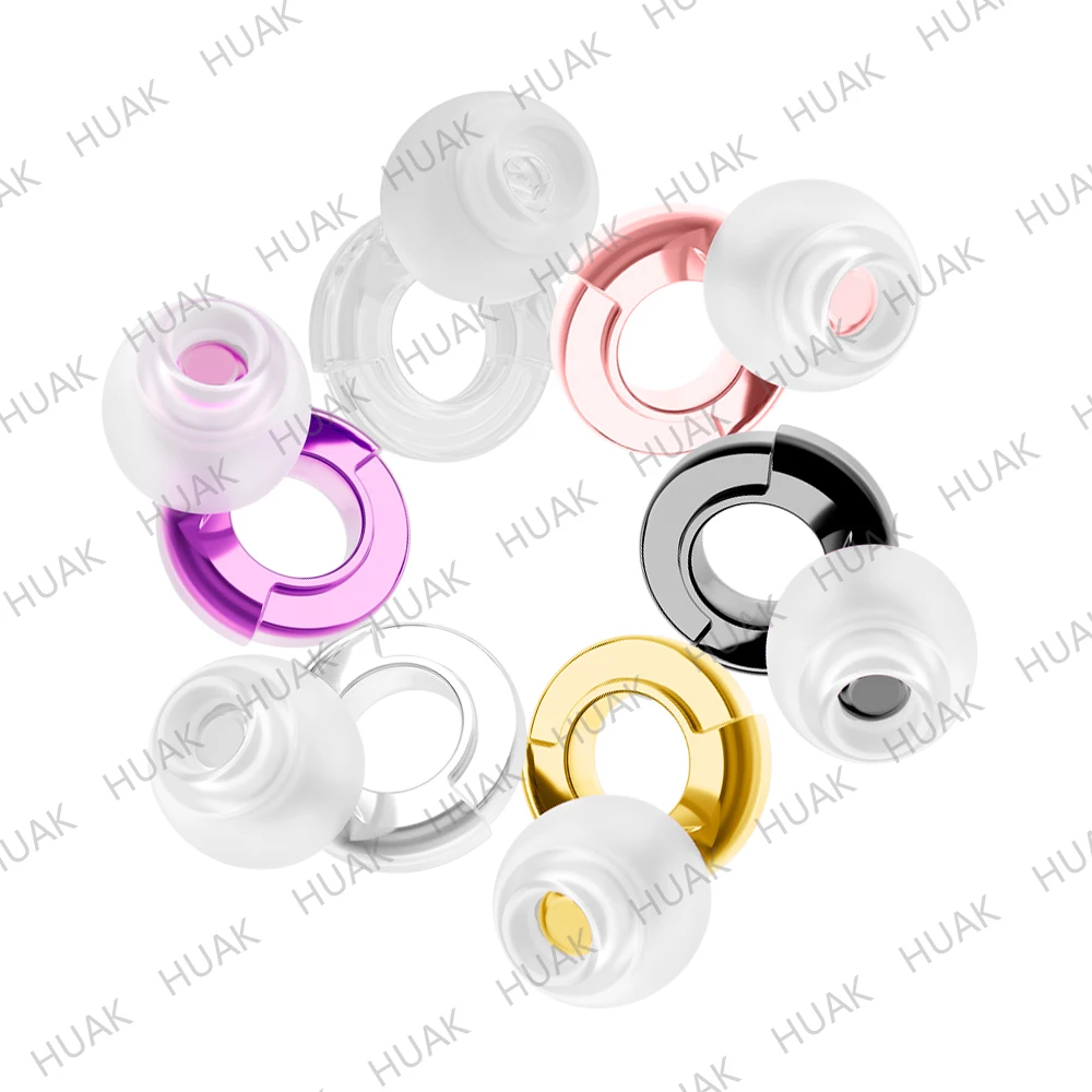 HUAK High-Fidelity Ear Plugs – 4size Ear Tips in XS/S/M/L, Reusable for Concerts, Festivals, Live Events, Musicians & DJs
HUAK High-Fidelity Ear Plugs – 4size Ear Tips in XS/S/M/L, Reusable for Concerts, Festivals, Live Events, Musicians & DJs