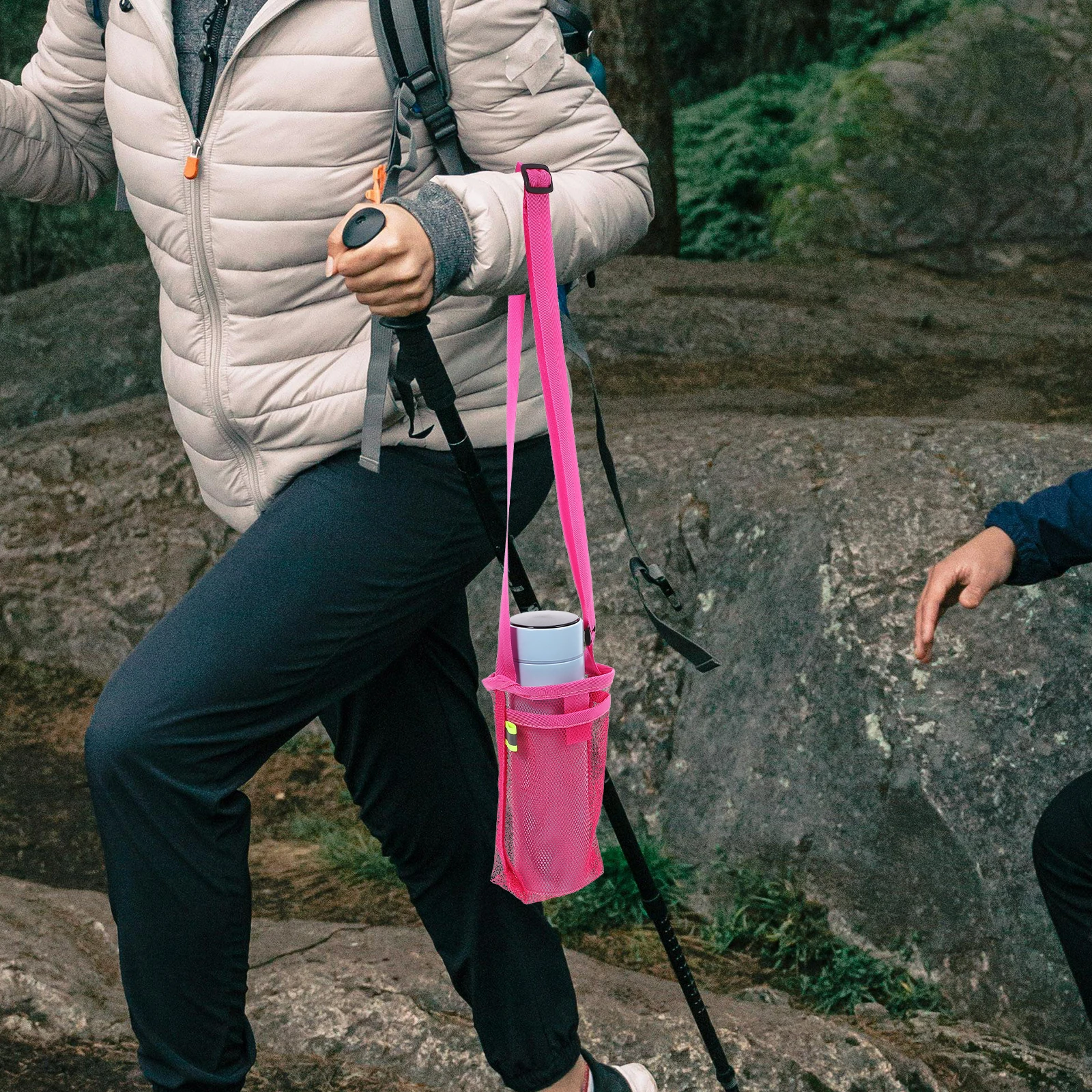 4pcs Water Bottle Bag Outdoor Kettle Mesh Strap Lightweight Durable For Camping Easy Carry Bottle Pouch Water Kettle Carrier 
4pcs Water Bottle Bag Outdoor Kettle Mesh Strap Lightweight Durable For Camping Easy Carry Bottle Pouch Water Kettle Carrier