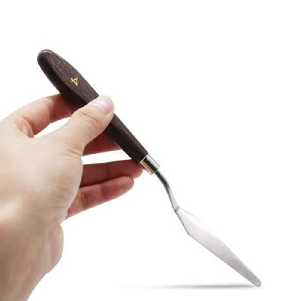 5Pcs Oil Paint Spatulas Wooden Handle Drawing Spatula Art Painting Supplies Painting Scrapers Drawing Spatula Oil Paint Spatulas 
5Pcs Oil Paint Spatulas Wooden Handle Drawing Spatula Art Painting Supplies Painting Scrapers Drawing Spatula Oil Paint Spatulas