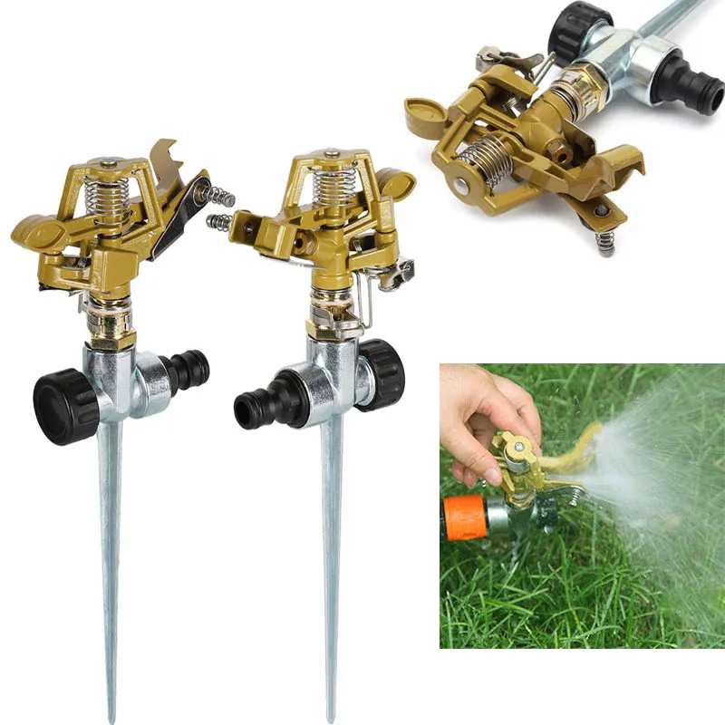 2PCS Garden Irrigation Sprinklers,360° Rotation Watering Nozzle for Horticultural Agricultural,Adjustable Impact Sprinkler
2PCS Garden Irrigation Sprinklers,360° Rotation Watering Nozzle for Horticultural Agricultural,Adjustable Impact Sprinkler