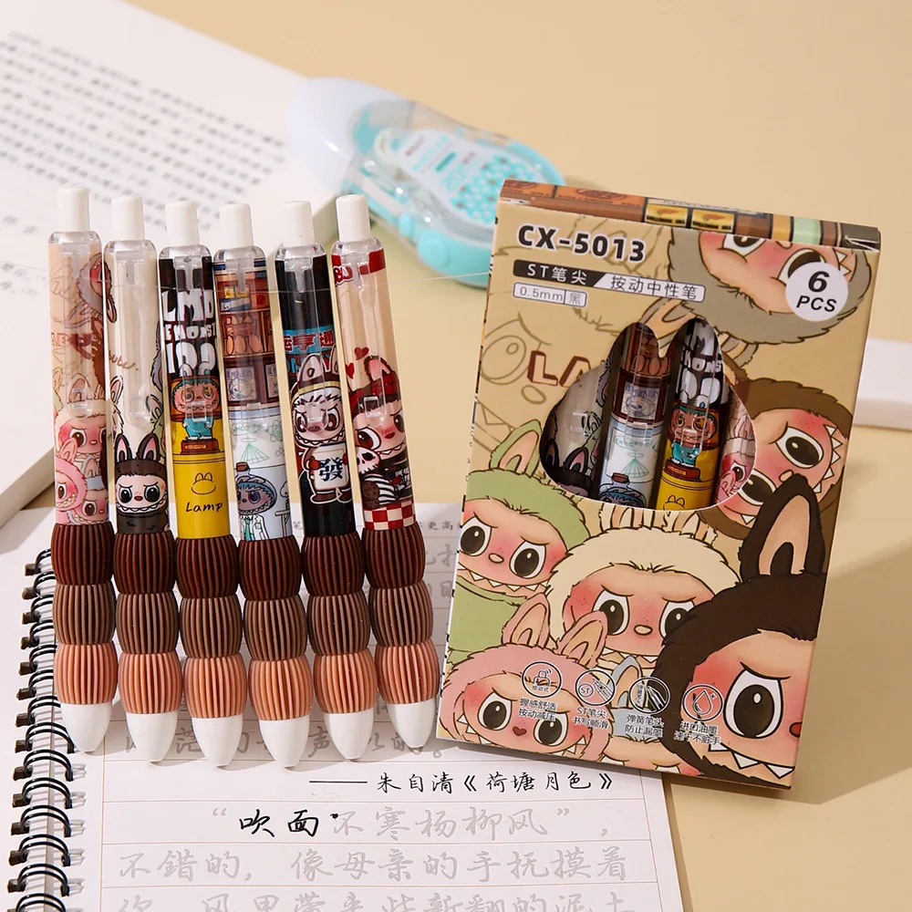 Labubu Gel Pens Cartoon ST Black 0.5mm Creative Cartoon Cute Ballpoint School Writing Exam Stationery Girls Boys Gifts
Labubu Gel Pens Cartoon ST Black 0.5mm Creative Cartoon Cute Ballpoint School Writing Exam Stationery Girls Boys Gifts