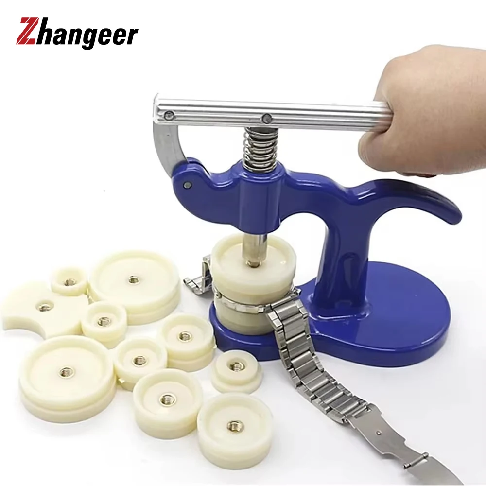 Watch Case Press 12 Plastic Dies Watch Crystal Front Back Case Cover Screw Hand Presser Close Watchmakers Repair Press Tools set
Watch Case Press 12 Plastic Dies Watch Crystal Front Back Case Cover Screw Hand Presser Close Watchmakers Repair Press Tools set