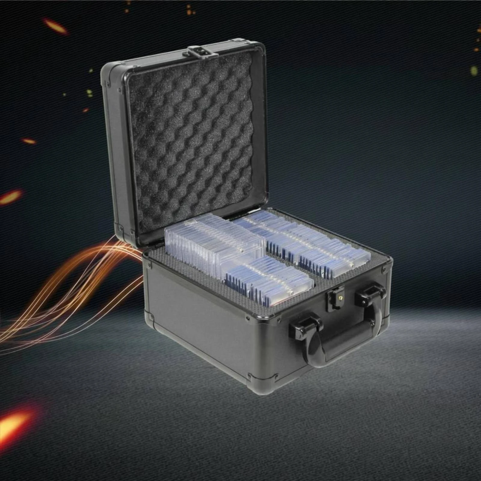BGS Card Storage Box Frosted Finish PSA Card Storage Box PSA Slab Case Portable Lockable for Collectors
BGS Card Storage Box Frosted Finish PSA Card Storage Box PSA Slab Case Portable Lockable for Collectors