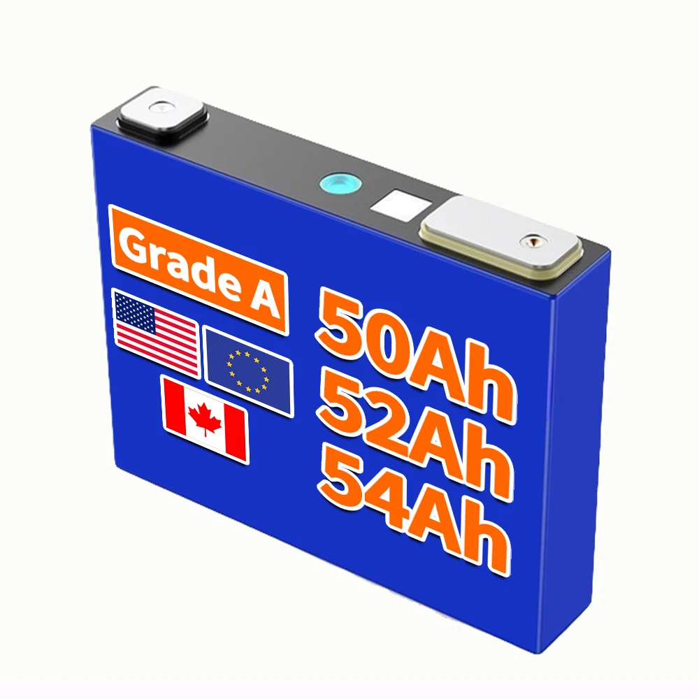 Grade A 3.2V 50AH 52AH 54AH Lifepo4 Battery Rechargeable Lithium Iron Phosphate DIY 12V 24V for Electric Scooter bicycle moto RV
Grade A 3.2V 50AH 52AH 54AH Lifepo4 Battery Rechargeable Lithium Iron Phosphate DIY 12V 24V for Electric Scooter bicycle moto RV