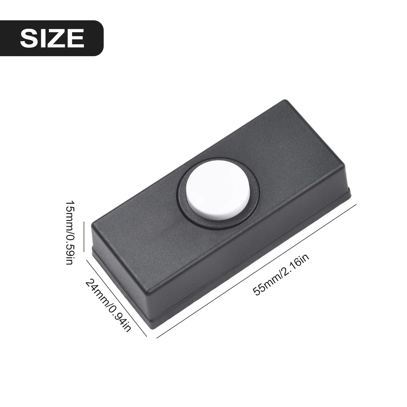 Reliable Performance Bell Push Continuous Functionality Convenient Replacement Door Bell Chime Press Button Inserts
Reliable Performance Bell Push Continuous Functionality Convenient Replacement Door Bell Chime Press Button Inserts
