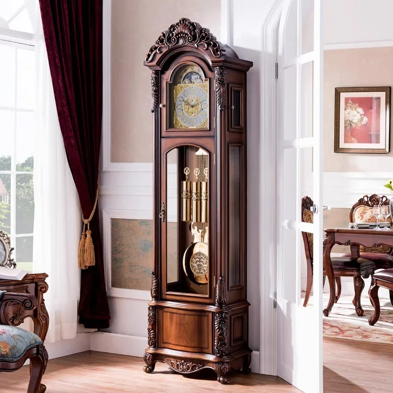 Mechanical floor Living room Chinese retro table Villa vertical clock Classical pendulum
Mechanical floor Living room Chinese retro table Villa vertical clock Classical pendulum