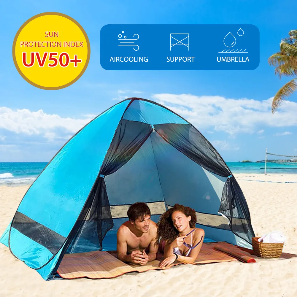 UV Protection Beach Tent Camping Tents Automatic Pop Up Nature Tent Sun Shelter Gazebo Tent Outdoor Camping Accessories
UV Protection Beach Tent Camping Tents Automatic Pop Up Nature Tent Sun Shelter Gazebo Tent Outdoor Camping Accessories