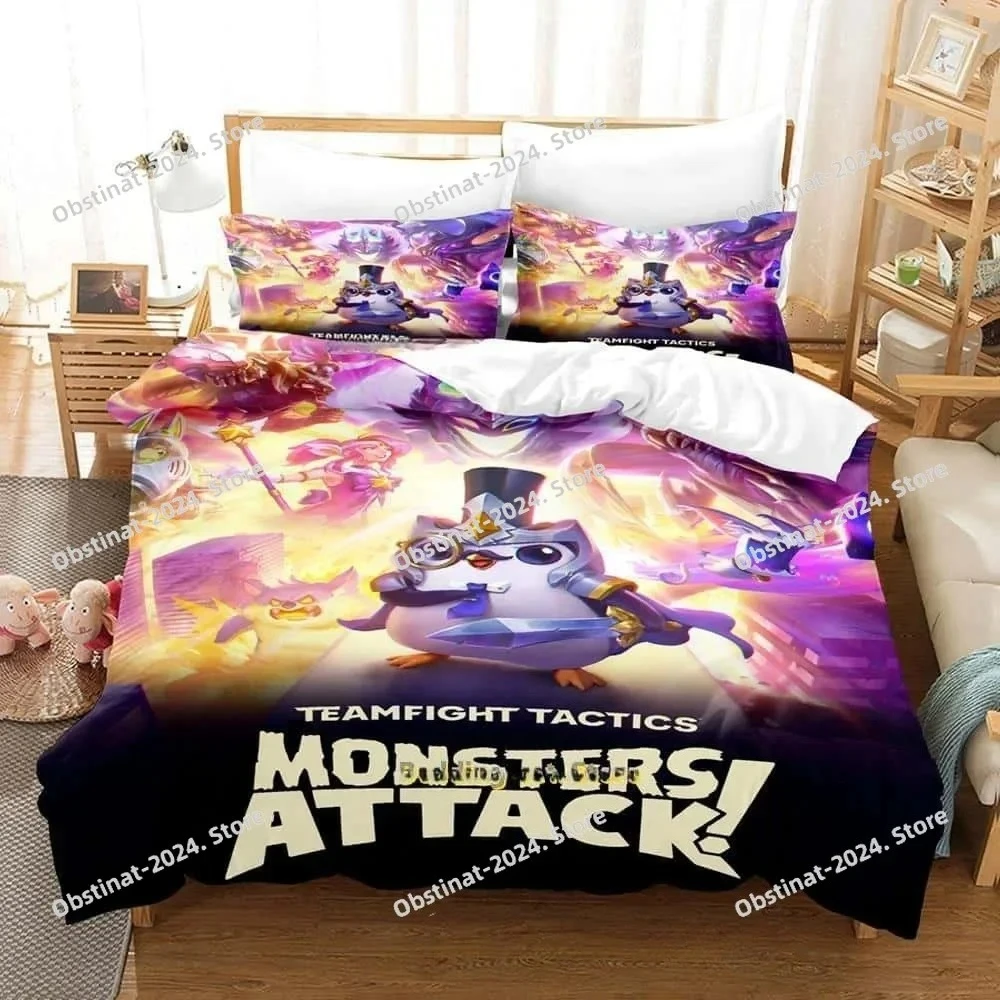 New Game Teamfight Tactics Bedding Set Printed Bed Set Duvet Cover Sheet Pillowcase Bed Soft Quilt Cover Full Queen King Size
New Game Teamfight Tactics Bedding Set Printed Bed Set Duvet Cover Sheet Pillowcase Bed Soft Quilt Cover Full Queen King Size