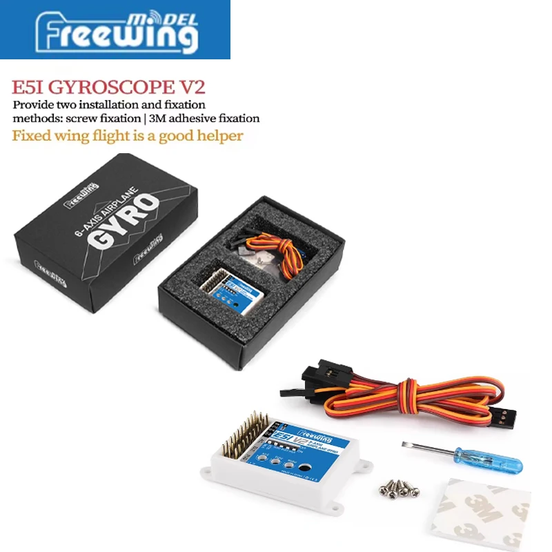 Freewing Flying Wing Model Gyro-E51V2 Model Airplane Stabilizing Gyro
Freewing Flying Wing Model Gyro-E51V2 Model Airplane Stabilizing Gyro