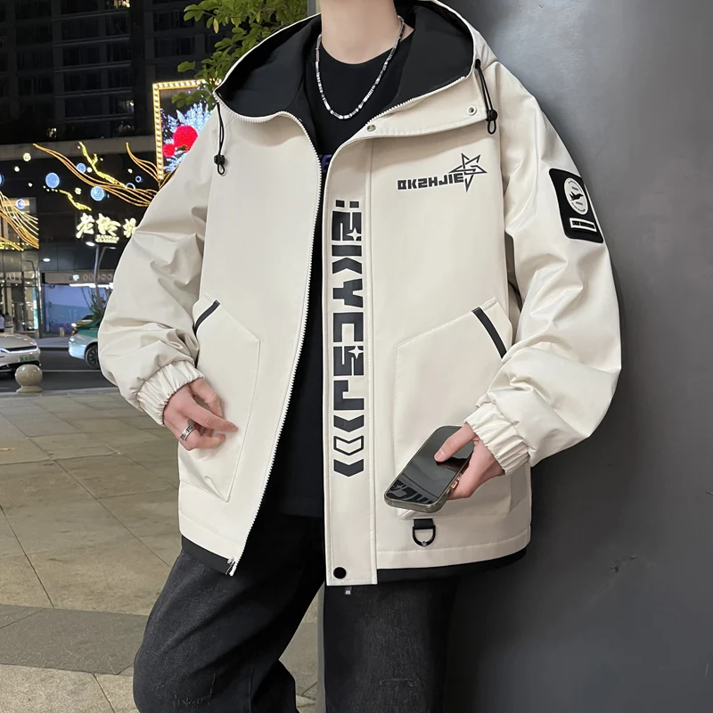 Fashion Men's Casual Hooded Jackets 2026 Spring Autumn Youth Streetwear Loose Coat Outdoor Sports Top Windbreaker Hoody Clothing
Fashion Men's Casual Hooded Jackets 2026 Spring Autumn Youth Streetwear Loose Coat Outdoor Sports Top Windbreaker Hoody Clothing