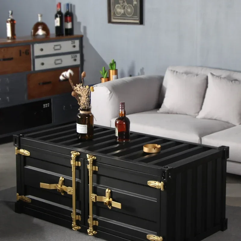 Industrial Style Furniture Container Tea Table Rectangular Small Apartment Personalized Creative Iron Retro Cabinet Commercial
Industrial Style Furniture Container Tea Table Rectangular Small Apartment Personalized Creative Iron Retro Cabinet Commercial