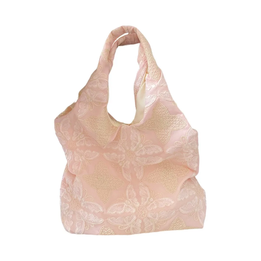 Fashion Floral Tote Bag Sweet Casual Crossbody Bag Lace Large Capacity Underarm Bag Girl
Fashion Floral Tote Bag Sweet Casual Crossbody Bag Lace Large Capacity Underarm Bag Girl
