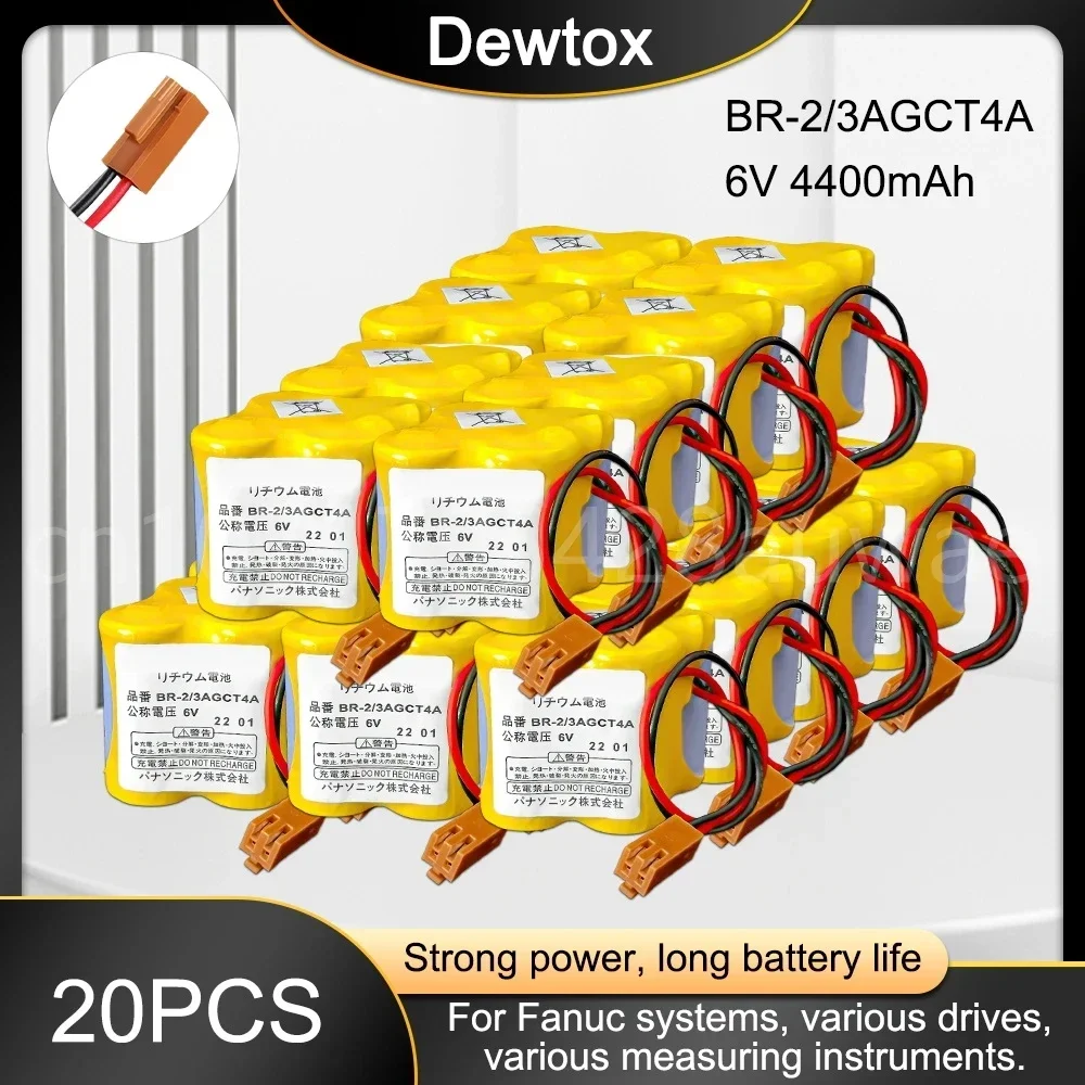 20PCS BR-2/3AGCT4A 6V PLC Lithium-ion Battery Brown Belt Hook Plug A98L-0031-0025 Brown plug
20PCS BR-2/3AGCT4A 6V PLC Lithium-ion Battery Brown Belt Hook Plug A98L-0031-0025 Brown plug