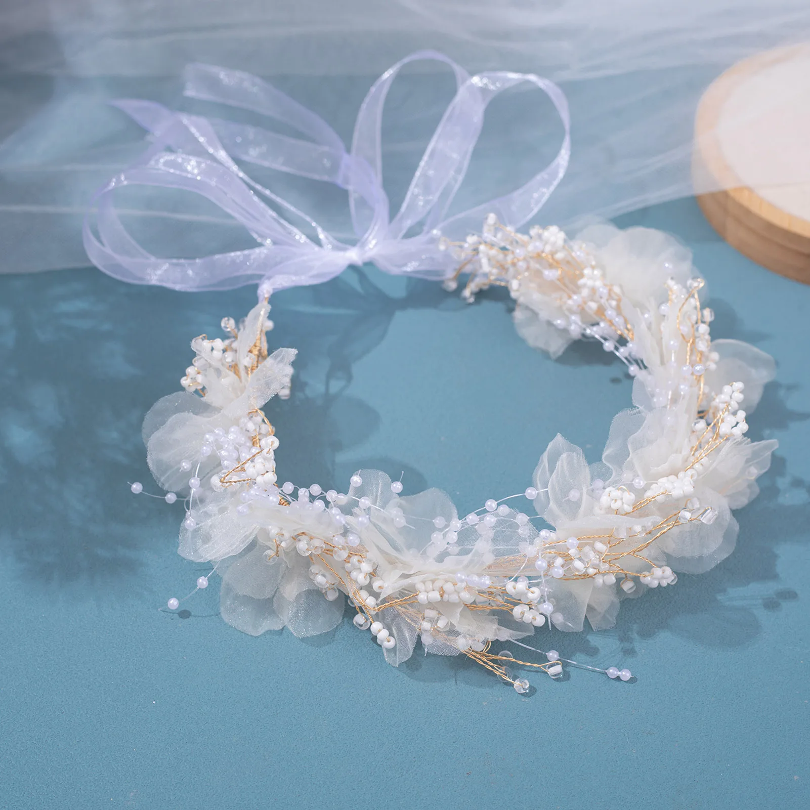 Elegant Girls Bridal Headband Romantic Pearl Hair Headdress Flower Wreath Bride Garland Head Hoop Wedding Headbands Hair Jewelry
Elegant Girls Bridal Headband Romantic Pearl Hair Headdress Flower Wreath Bride Garland Head Hoop Wedding Headbands Hair Jewelry