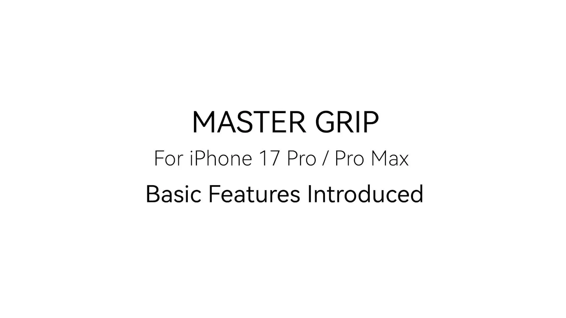 TELESIN Master Grip Kit for iPhone 17 Pro Promax Magnetic Phone Camera Grip 3200mAh Battery Wireless Charging Cooling Holder
