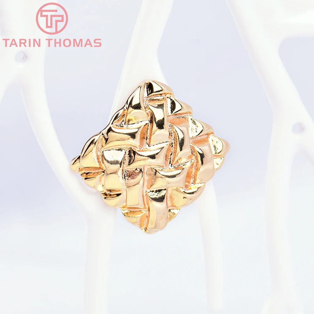 (5488)6PCS 28x27MM 24K Gold Color Brass Rhombus Stud Earrings High Quality DIY Jewelry Making Findings Accessories Wholesale
(5488)6PCS 28x27MM 24K Gold Color Brass Rhombus Stud Earrings High Quality DIY Jewelry Making Findings Accessories Wholesale