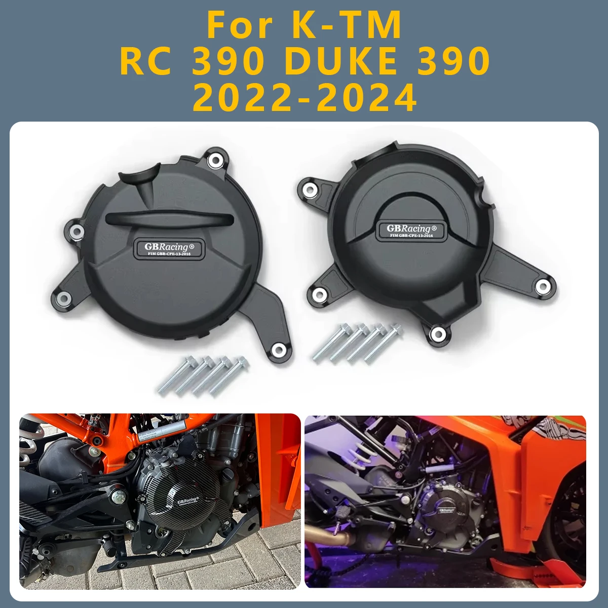 Motorcycle Engine Cover Clutch Cover Protection Set Accessories For K-TM RC 390 DUKE 390 DUKE390 2022 2023 2024 RC-390 DUKE-390
Motorcycle Engine Cover Clutch Cover Protection Set Accessories For K-TM RC 390 DUKE 390 DUKE390 2022 2023 2024 RC-390 DUKE-390