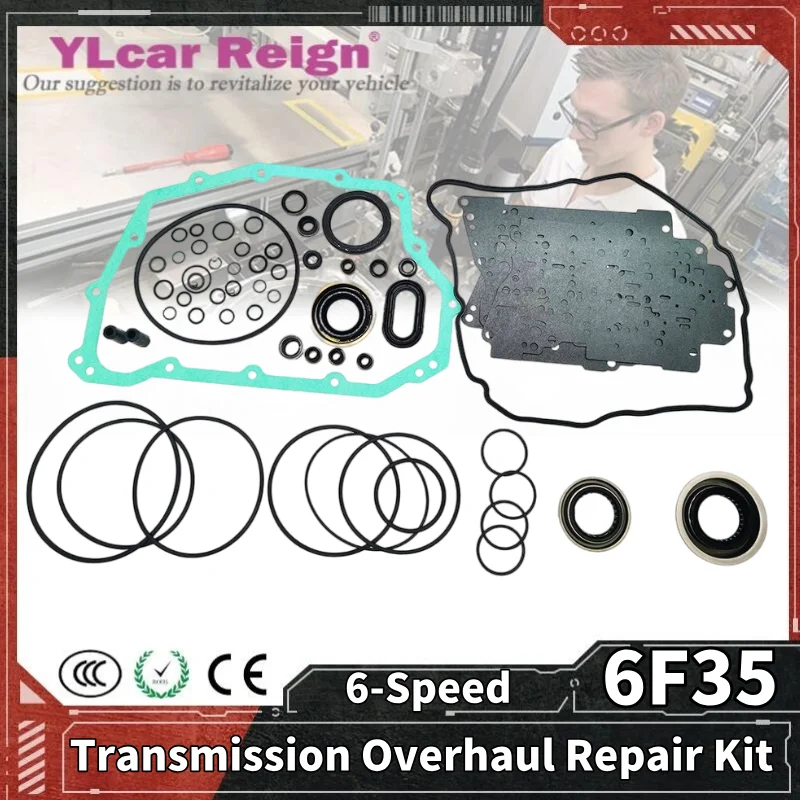 6F35 Automatic Transmission Gearbox Overhaul Rebuild Repair Kit Seals Gasket Fit O-rings for FORD 6-Speed FOCUS Mondeo LINCOLN
6F35 Automatic Transmission Gearbox Overhaul Rebuild Repair Kit Seals Gasket Fit O-rings for FORD 6-Speed FOCUS Mondeo LINCOLN