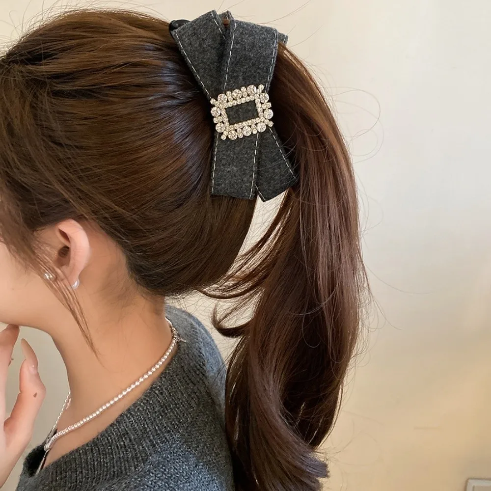 Hair Accessories Elegant Bow Banana Clip Plastic Korean Style Women Vertical Clip Polyester Hairpins Ponytail Holder Banquet
Hair Accessories Elegant Bow Banana Clip Plastic Korean Style Women Vertical Clip Polyester Hairpins Ponytail Holder Banquet