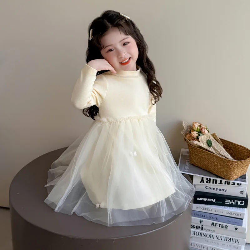 Girls' Mesh Princess Dress Spring and Autumn Outfit2026New stylish sweet dress for baby girls, children's mesh dress
Girls' Mesh Princess Dress Spring and Autumn Outfit2026New stylish sweet dress for baby girls, children's mesh dress
