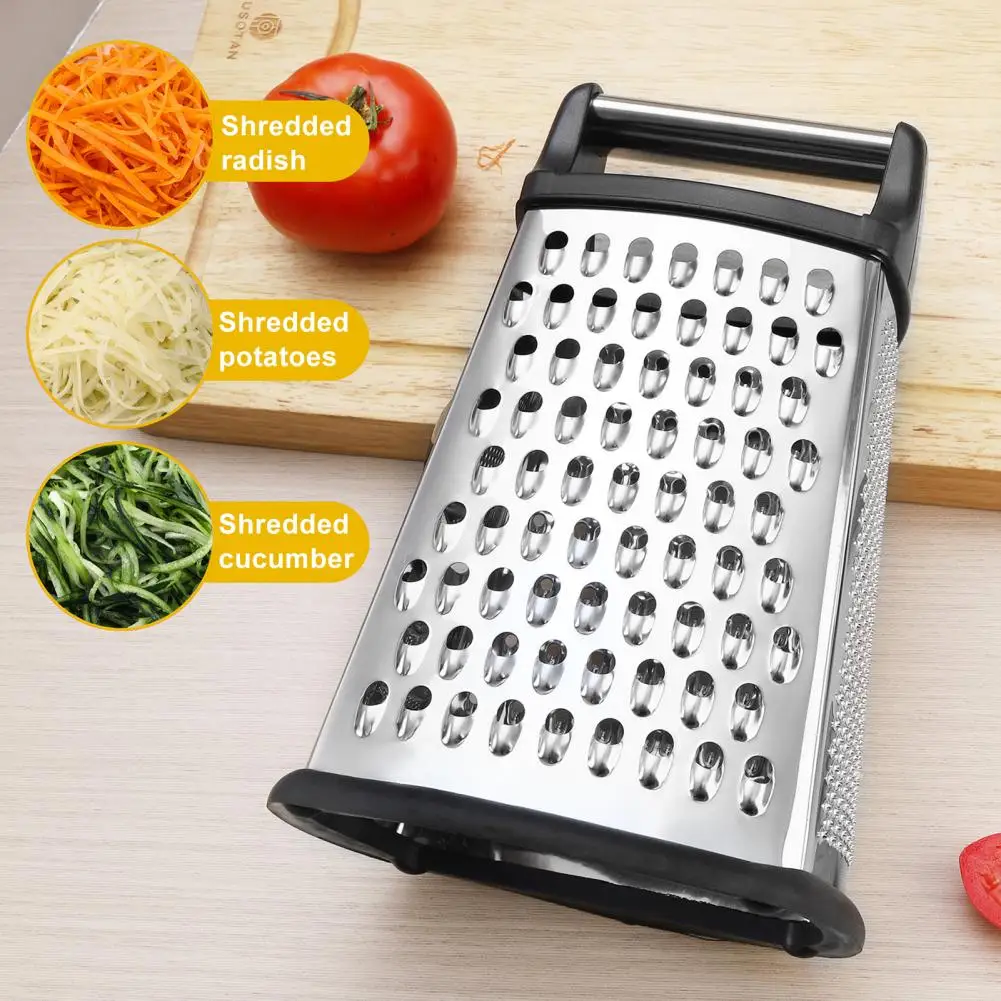 Cheese Vegetable Cutter Food Grater Stainless Steel Box Grater with Container for Cheese Vegetables Ginger Handheld Kitchen
Cheese Vegetable Cutter Food Grater Stainless Steel Box Grater with Container for Cheese Vegetables Ginger Handheld Kitchen