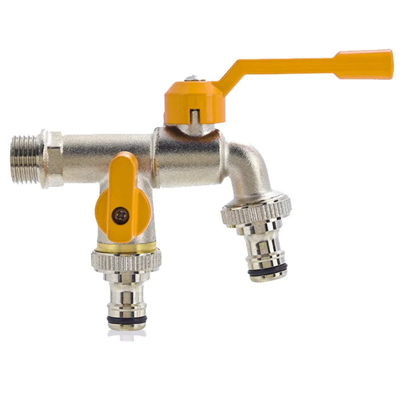 A02M-3/4 Уличный садовый кран-разветвитель (один вход, два выхода) для стиральной машины, цельномедный, двойного назначения, с большим расходом, Easy T
A02M-3/4 Уличный садовый кран-разветвитель (один вход, два выхода) для стиральной машины, цельномедный, двойного назначения, с большим расходом, Easy T