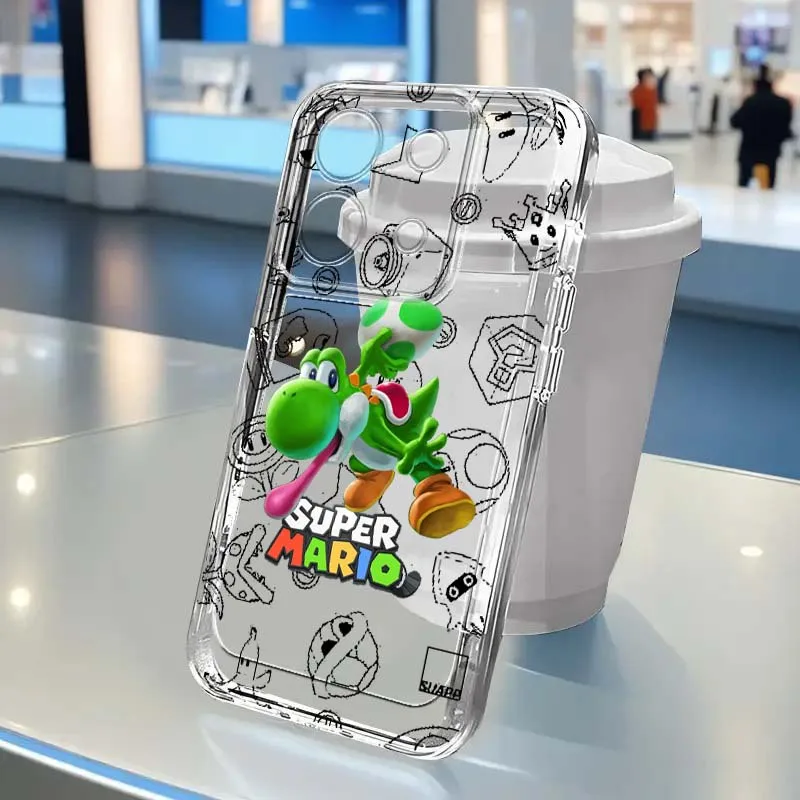 Anime Super M-Mario Cute Art Phone Case For Xiaomi Mi 17 15 15T 14 14T 13 12 12S 12T 11 Lite Pro Max 5G Transparent
Anime Super M-Mario Cute Art Phone Case For Xiaomi Mi 17 15 15T 14 14T 13 12 12S 12T 11 Lite Pro Max 5G Transparent