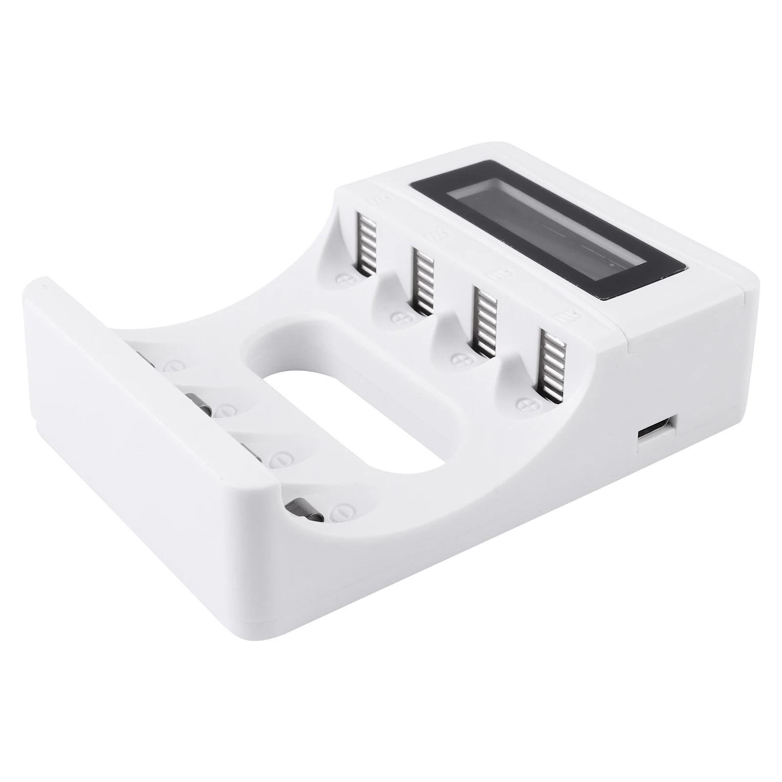 4 Bay LCD ABS for Rechargeable Batteries with Independent Slots Overcharge Protection Universal
4 Bay LCD ABS for Rechargeable Batteries with Independent Slots Overcharge Protection Universal