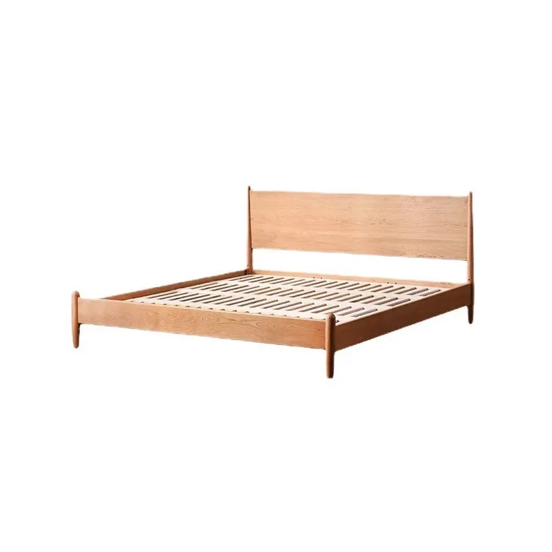 Cherry wood 1.5 meters 1.8 meters single double bed master bedroom Japanese-style simple original
Cherry wood 1.5 meters 1.8 meters single double bed master bedroom Japanese-style simple original