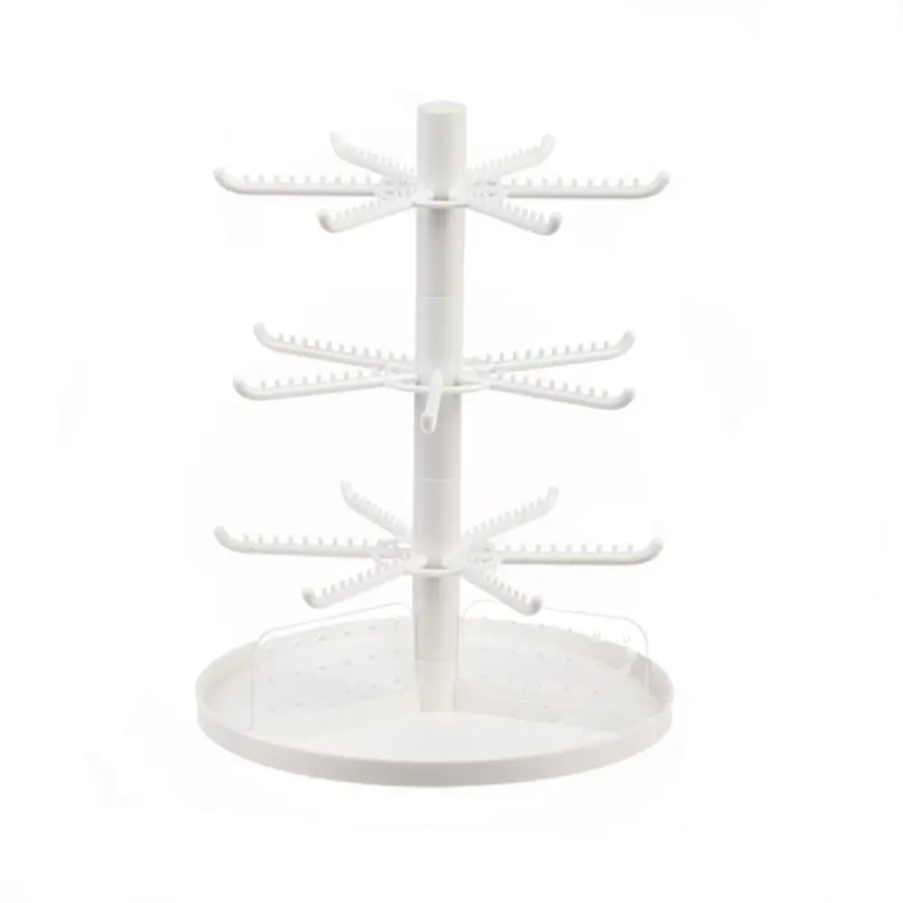 Jewelry Plastic Jewelry Organizer Rotating Necklace Shelf Rings Home Rack Earring Holder Stand Detachable Jewelry Display Rack
Jewelry Plastic Jewelry Organizer Rotating Necklace Shelf Rings Home Rack Earring Holder Stand Detachable Jewelry Display Rack