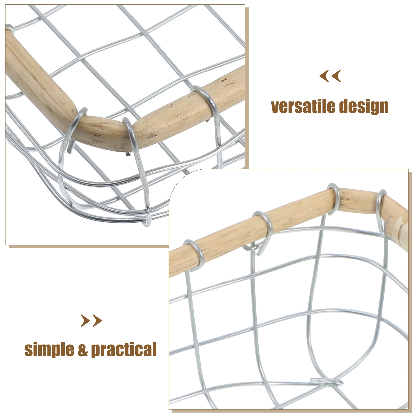 Bread Storage Basket Small Baskets Kitchen Metal Vegetable Easy Clean Gifts Home Office Fruit Snack Storage
Bread Storage Basket Small Baskets Kitchen Metal Vegetable Easy Clean Gifts Home Office Fruit Snack Storage