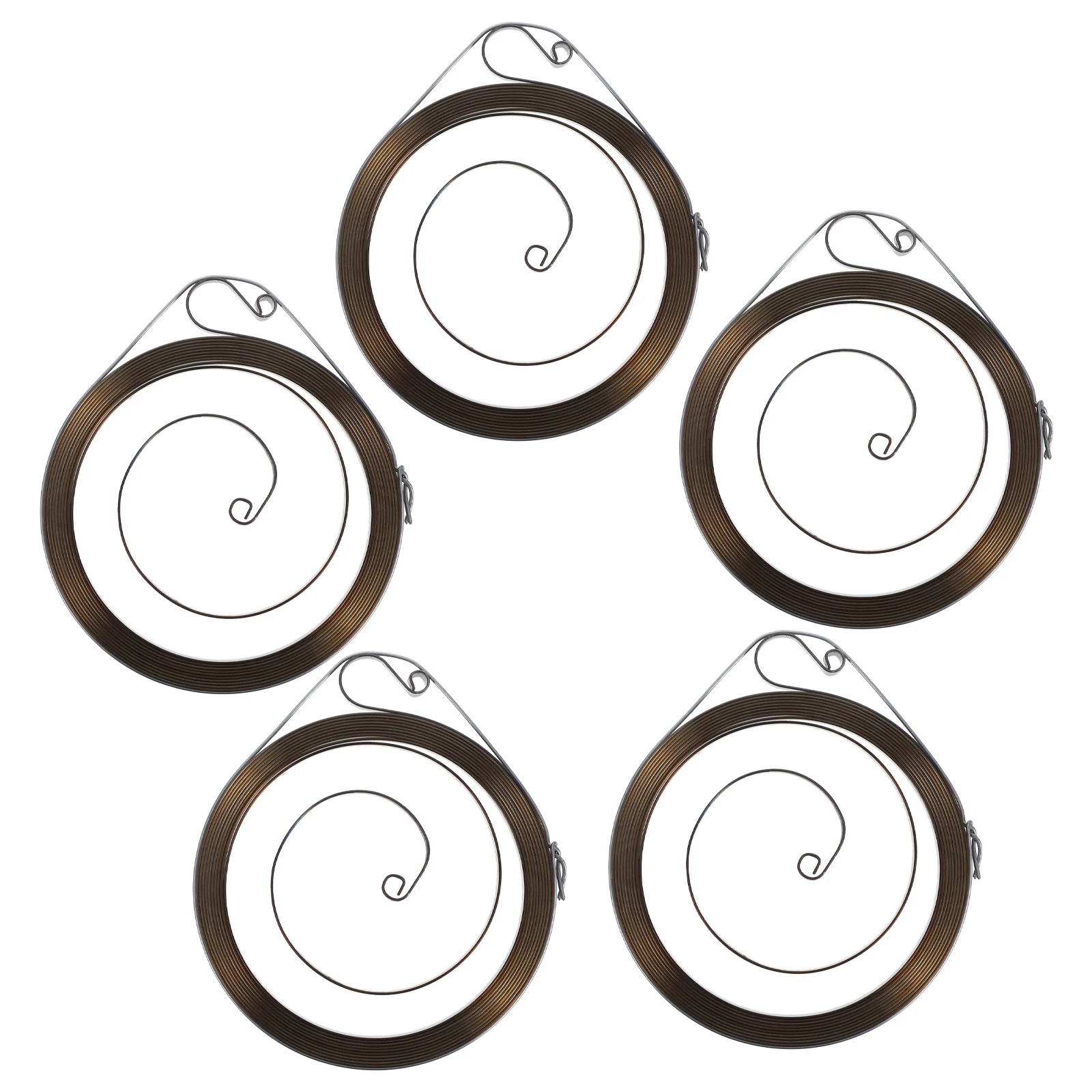 5pcs Starter Spring Kit For Chainsaw Replacement Coil Spring Repair Component, Compatible With Multi-Tool Power Saw Engines
5pcs Starter Spring Kit For Chainsaw Replacement Coil Spring Repair Component, Compatible With Multi-Tool Power Saw Engines