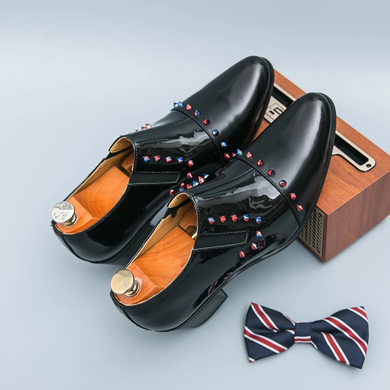 Men Business High-heeled Formal Leather Shoes Casual Comfortable Breathable Fashionable Pointed-toe Leather Shoes Sizes 38-46
Men Business High-heeled Formal Leather Shoes Casual Comfortable Breathable Fashionable Pointed-toe Leather Shoes Sizes 38-46