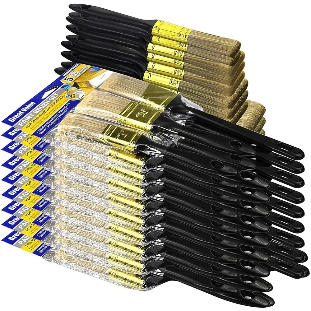 Great Andrew Paint Brushes, 30 Pcs Great Value Multi Use(3"" 2"" 1.5"" 1"" Flat &1.5"" Angled) Paint Brush Pack, Paint Brushes
Great Andrew Paint Brushes, 30 Pcs Great Value Multi Use(3"" 2"" 1.5"" 1"" Flat &1.5"" Angled) Paint Brush Pack, Paint Brushes