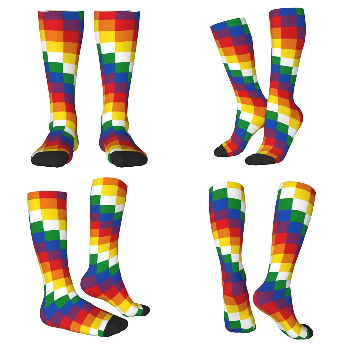 Всесезонные носки Wiphala, спортивные носки в стиле Харадзюку, мягкие чулки в стиле хип-хоп для мужчин и женщин 
Всесезонные носки Wiphala, спортивные носки в стиле Харадзюку, мягкие чулки в стиле хип-хоп для мужчин и женщин