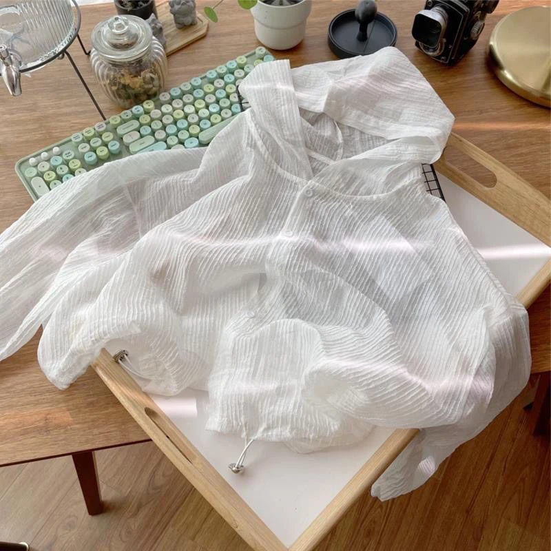 2026 New Fashionable Hooded Texture Sun Protection Shirt Thin Women's Style Versatile Anti-Uv Outerwear Summer Anti-Aging
2026 New Fashionable Hooded Texture Sun Protection Shirt Thin Women's Style Versatile Anti-Uv Outerwear Summer Anti-Aging