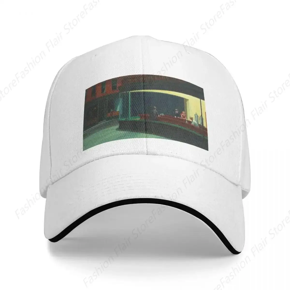 Nighthawks by Edward Hopper Baseball Cap summer hat Mountaineering Men Hats Women's
Nighthawks by Edward Hopper Baseball Cap summer hat Mountaineering Men Hats Women's