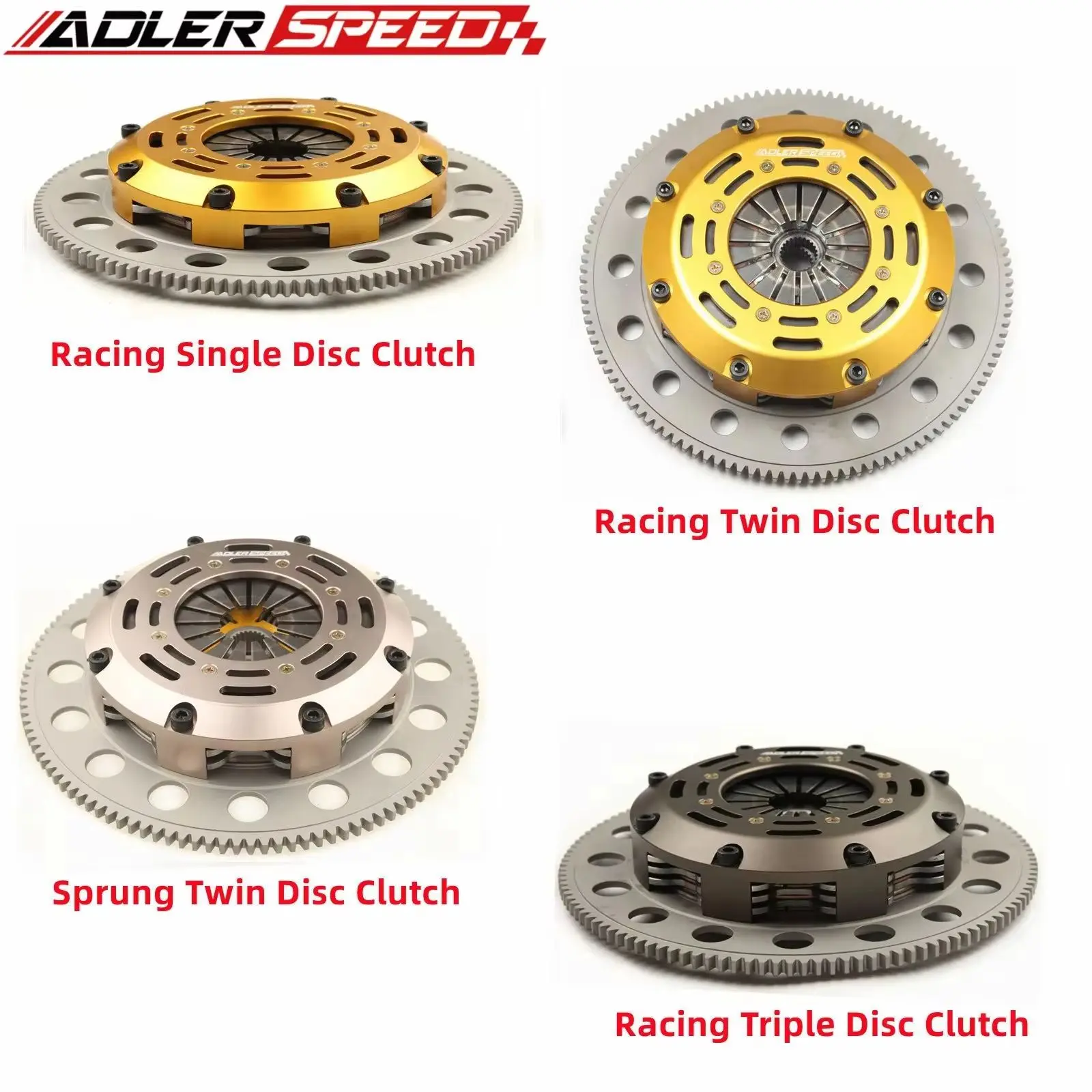 ADLERSPEED Racing /Street Clutch Single/Twin/Triple Disc Kit Medium WT For Mitsubishi Lancer Evo 4 5 6 7 8 9 (2.0L 4G63)
ADLERSPEED Racing /Street Clutch Single/Twin/Triple Disc Kit Medium WT For Mitsubishi Lancer Evo 4 5 6 7 8 9 (2.0L 4G63)
